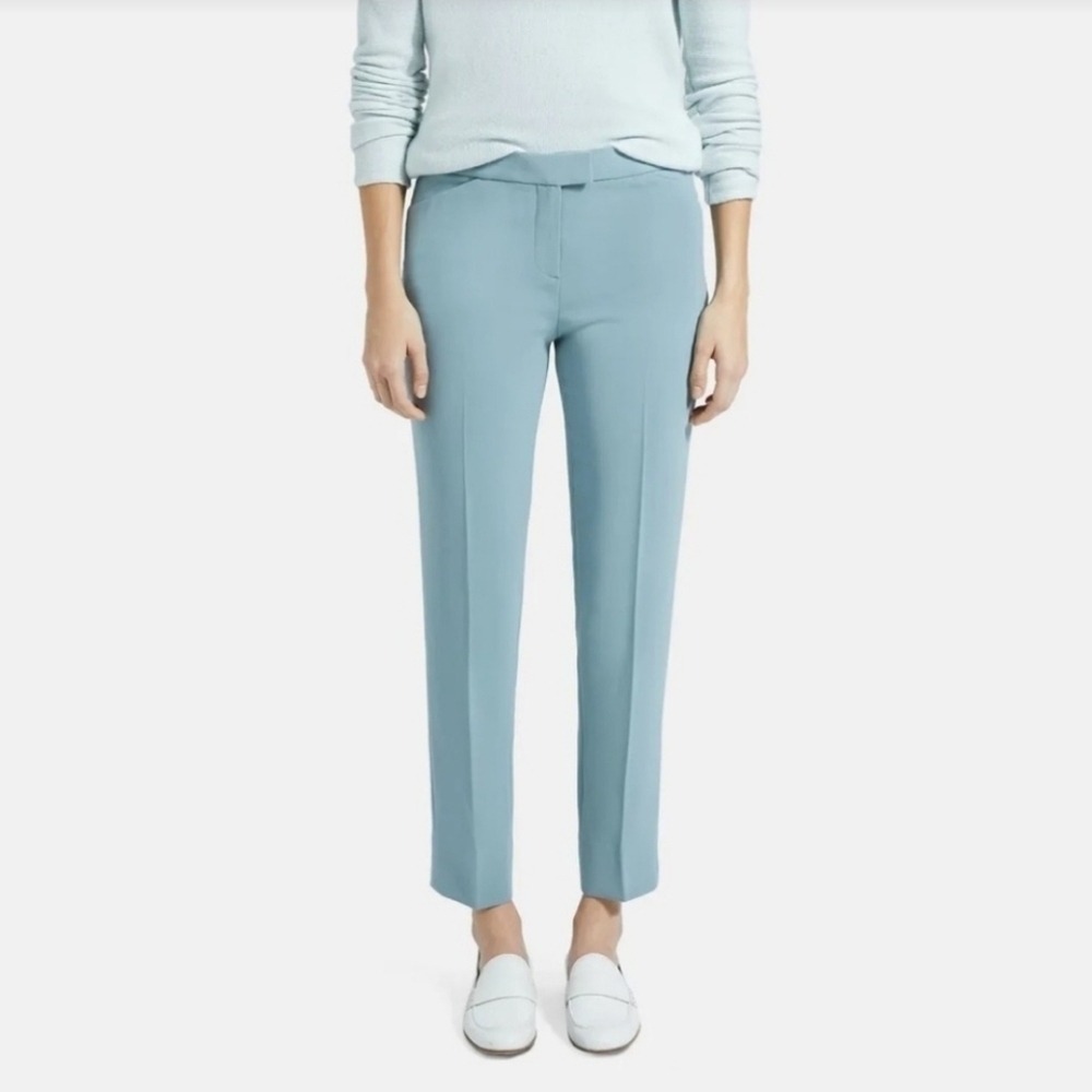 NEW Theory Ibbey 2p Blue Pants Size 0